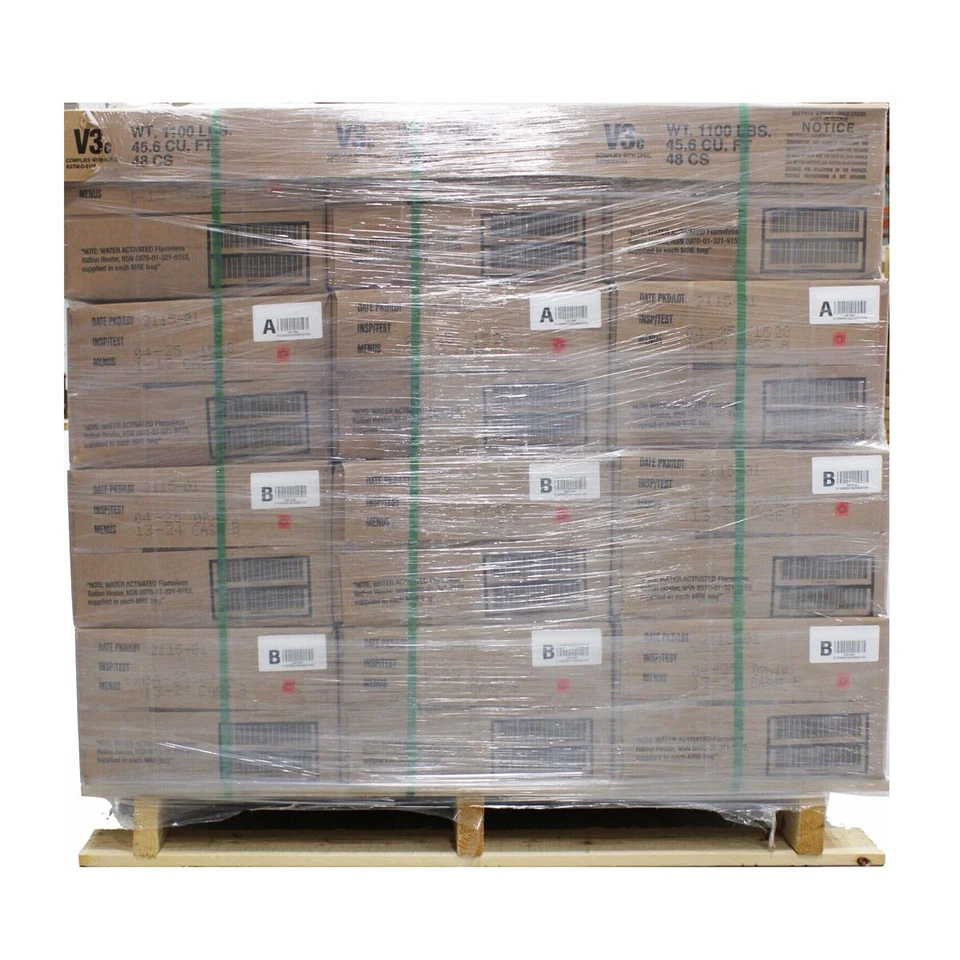 MRE EE. UU. Military Listo para Comer Comidas INSP 2025 1, 2 o 48 Estuche Foto 4 de 4