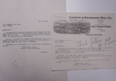 1926 Lamson Goodnow Wm Cameron Co Inc Waco TX Ephemera L577E