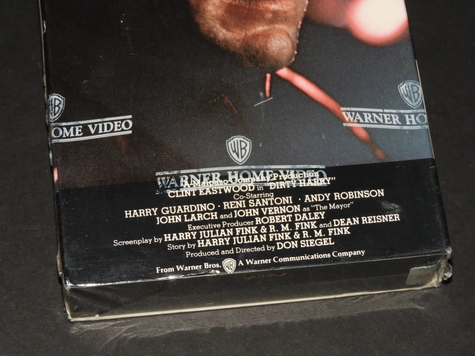 Dirty Harry VHS 1986 Warner Home Video Watermark Clint Eastwood Still Sealed - Image 4 of 4
