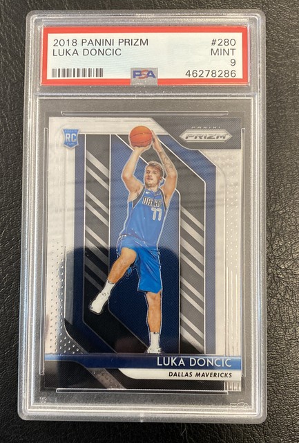 2018 19 Panini Prizm 280 Luka Doncic Rookie Card PSA 9 EBay