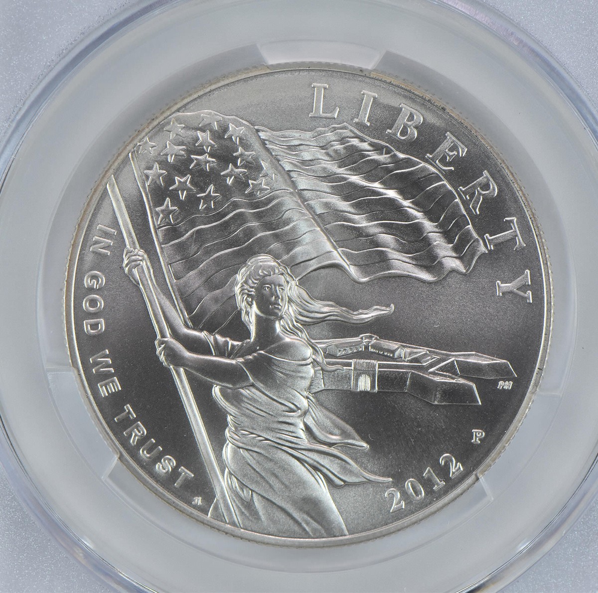 2012-P Star-Spangled Banner Commemorative Silver Dollar MS69 CAC