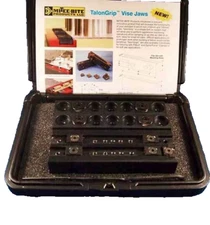 Mitee-Bite 6" TalonGrip & VersaGrip Steel Vise Jaw Set Combo Kit for 4"/6" Vise
