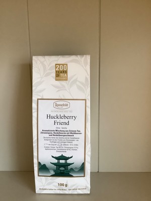 Ronnefeldt Grüntee Huckleberry Friend 100g Grüner Tee lose Heidelbeere und Waldb