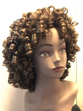 Wig by JON RENAU,  Curly shoulder-Length Wig, NEW!