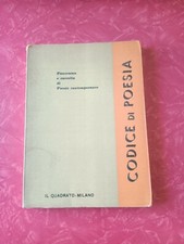 Codice di poesia. Panorama e raccolta di poesie contemporanee | Giorgio Falossi,