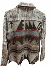 Mystree Anthropology Shirt/jacket, New/tags,southwestern,small, Zip Up