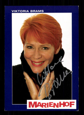 Viktoria Brams Marienhof Autogrammkarte Original Signiert # BC 69258