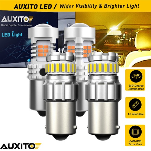 JOMITOP BA15S Led Light Bulb 3000K 3W AC12V/DC12-24V 1156 1141 S8 Bayonet Base Non - Foto 2