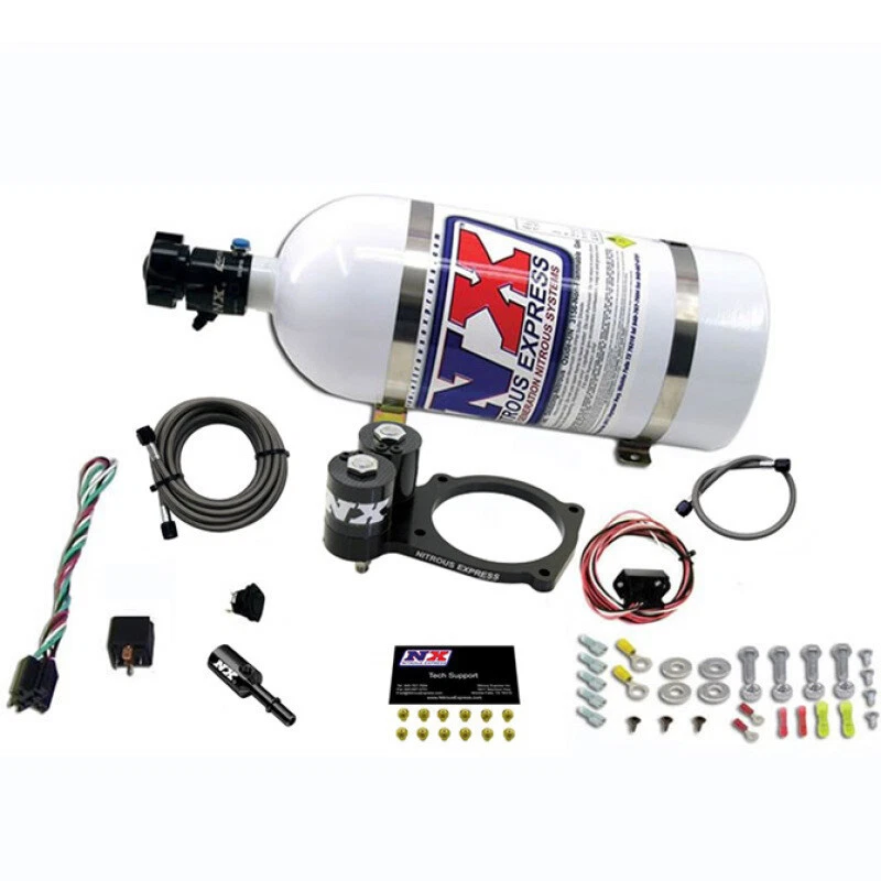 Kit de placa nitrosa Nitrous Express para Dodge Hellcat/Demon con botella de 10 lb Foto 2 de 4