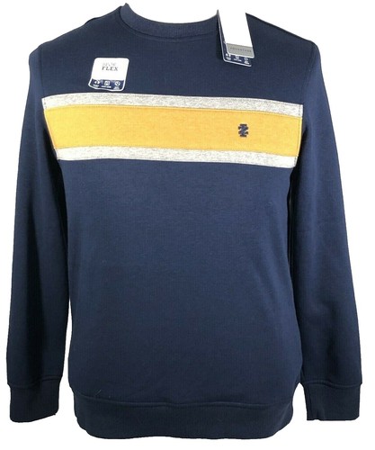 HUF OD BAR LOGO CREW SWEATER L NVY Sweater L cotton from Japan