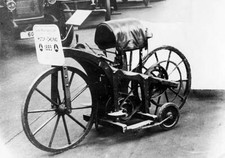 The first German motorbicycle made by Daimer in 1885 ca 1949 Old Photo