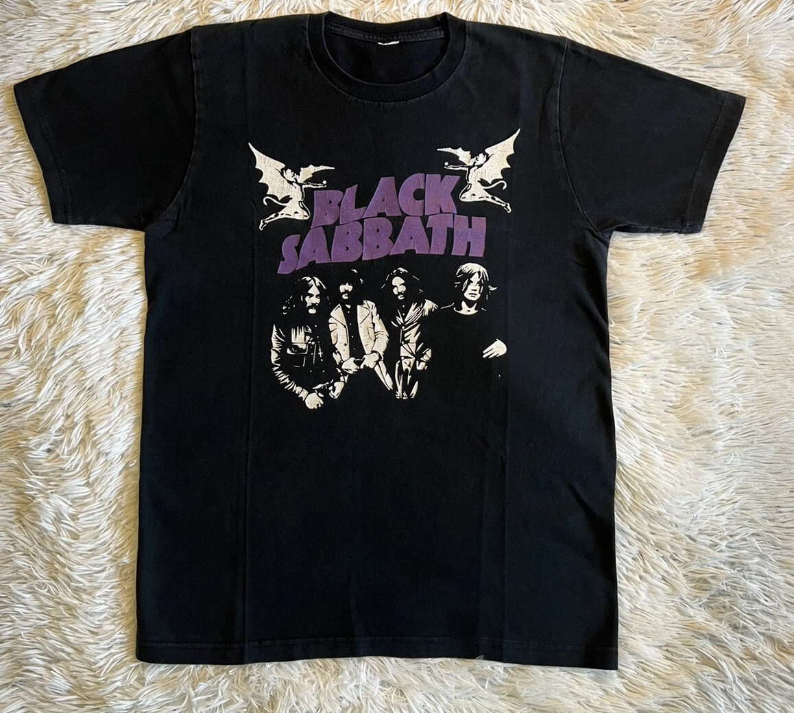 Black sabbath top t shirt purple
