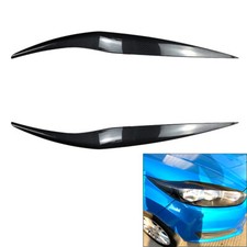 Front Headlight Eyebrow Cover Trim Carbon Fiber For Ford Fiesta Mk6.5 2013-2017 Front Headlight Eyebrow Cover Trim Carbon Fiber For Ford Fiesta Mk6.5 2013-2017