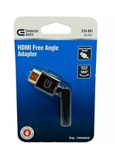 Set Of 4 Commercial Electric High-Speed and Standard HDMI Cable Free Angle
