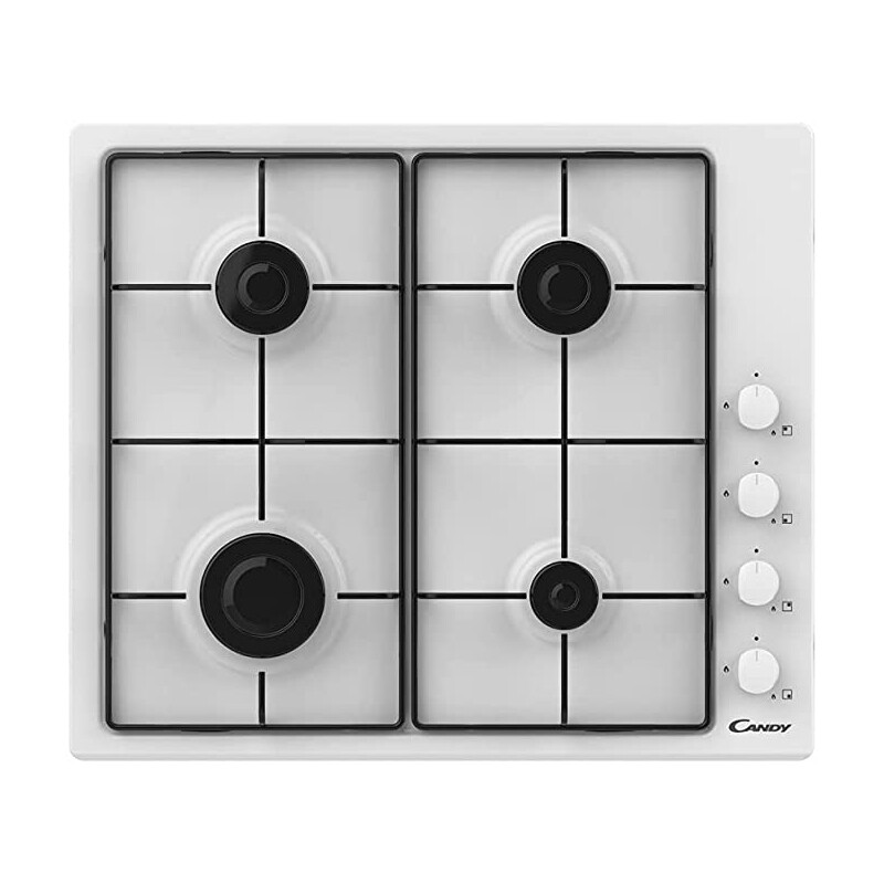 CANDY CHW6LWW PIANO COTTURA DA INCASSO 60CM 4 FUOCHI A GAS BIANCO