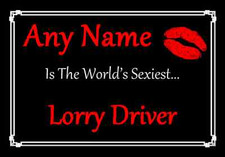 Lorry Driver Personalised World's Sexiest Certificate