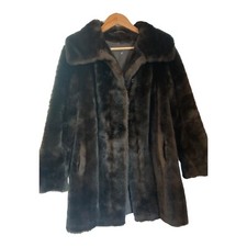 Vintage St Michaels Marks And Spencer’s  Faux Fur Women’s Jacket 14