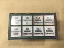 IDEC SLC-40 Annunciator Panel Lighted Control Panel Double Row 100/110V #11I83