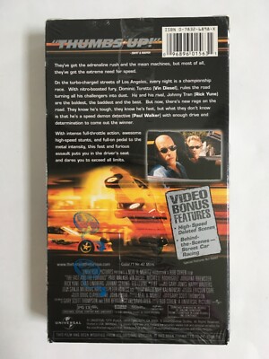 Rugby World Cup: 2003 - Greatest Moments - Fast And Furious [VHS](中古品) The Fast and the Furious (VHS, 2002, Special Edition) Brand New