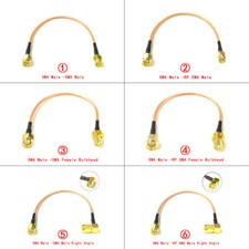 SMA Male Plug To RF RP SMA Female Male Straight RA Pigtail Cable RG316 for WIFI