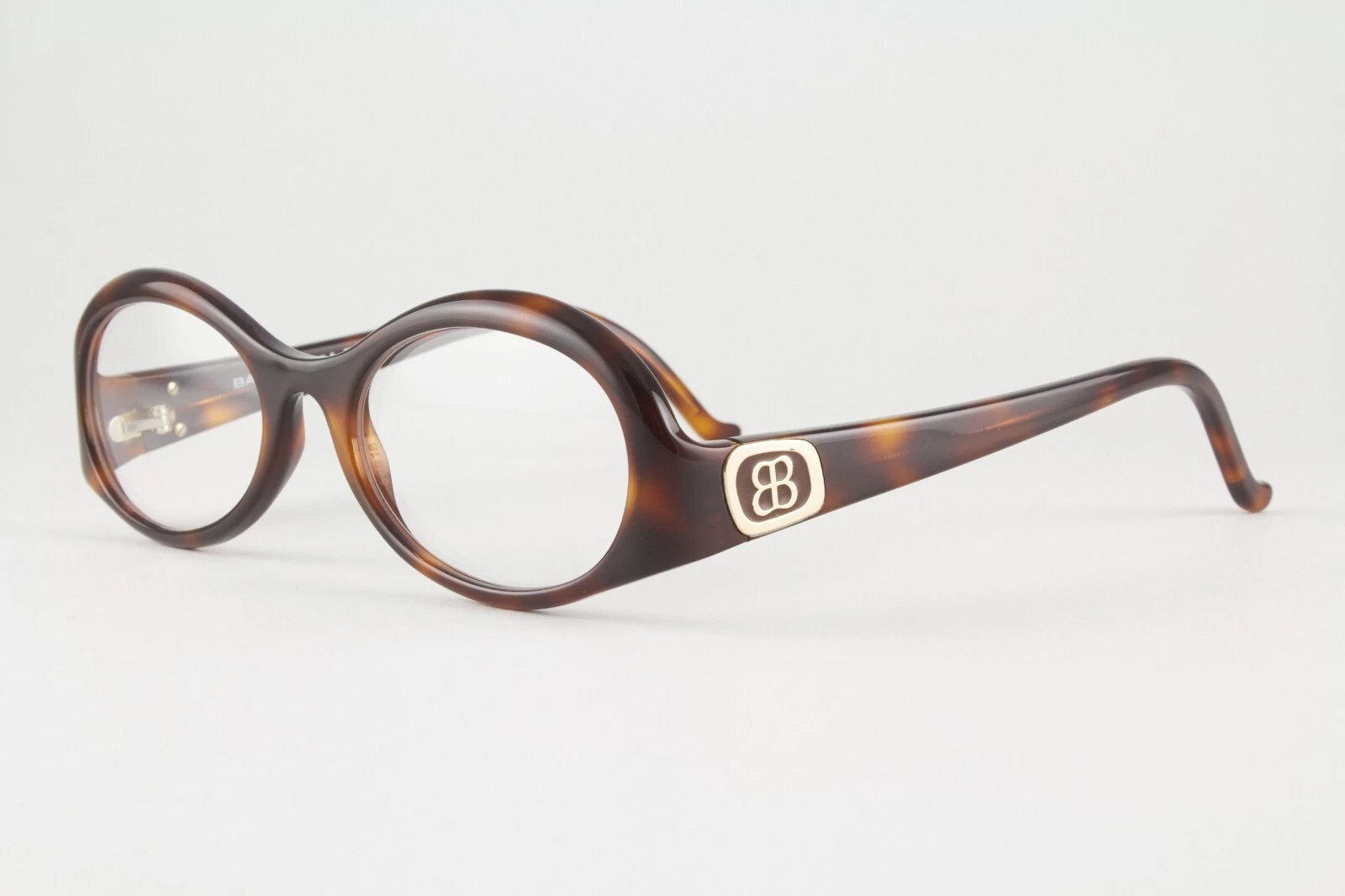 Rare Authentic Balenciaga BAL 0117 05L 50mm Tortoise Glasses Frames Italy