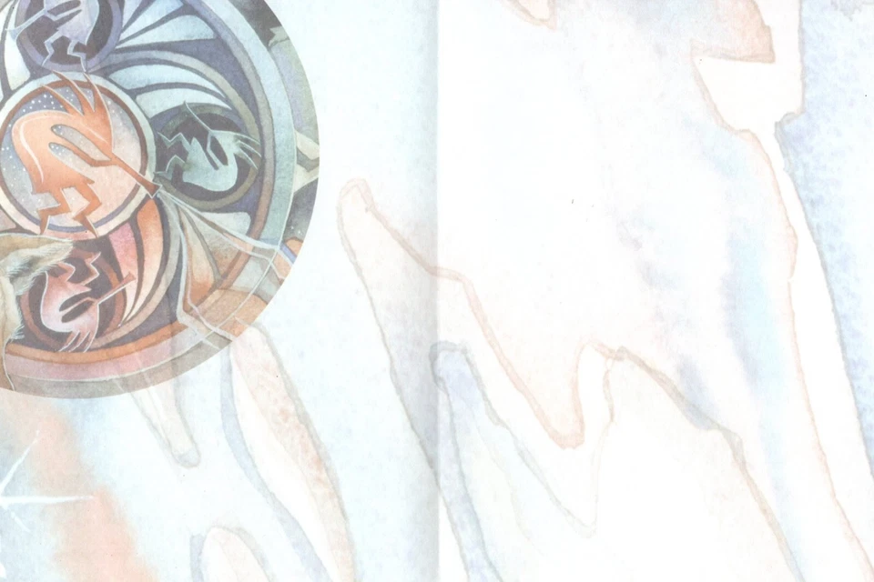 Bear Wolf Falcon Pronghorn Jody Bergsma Leanin' Tree Blank Greeting Card - Image 2 of 4