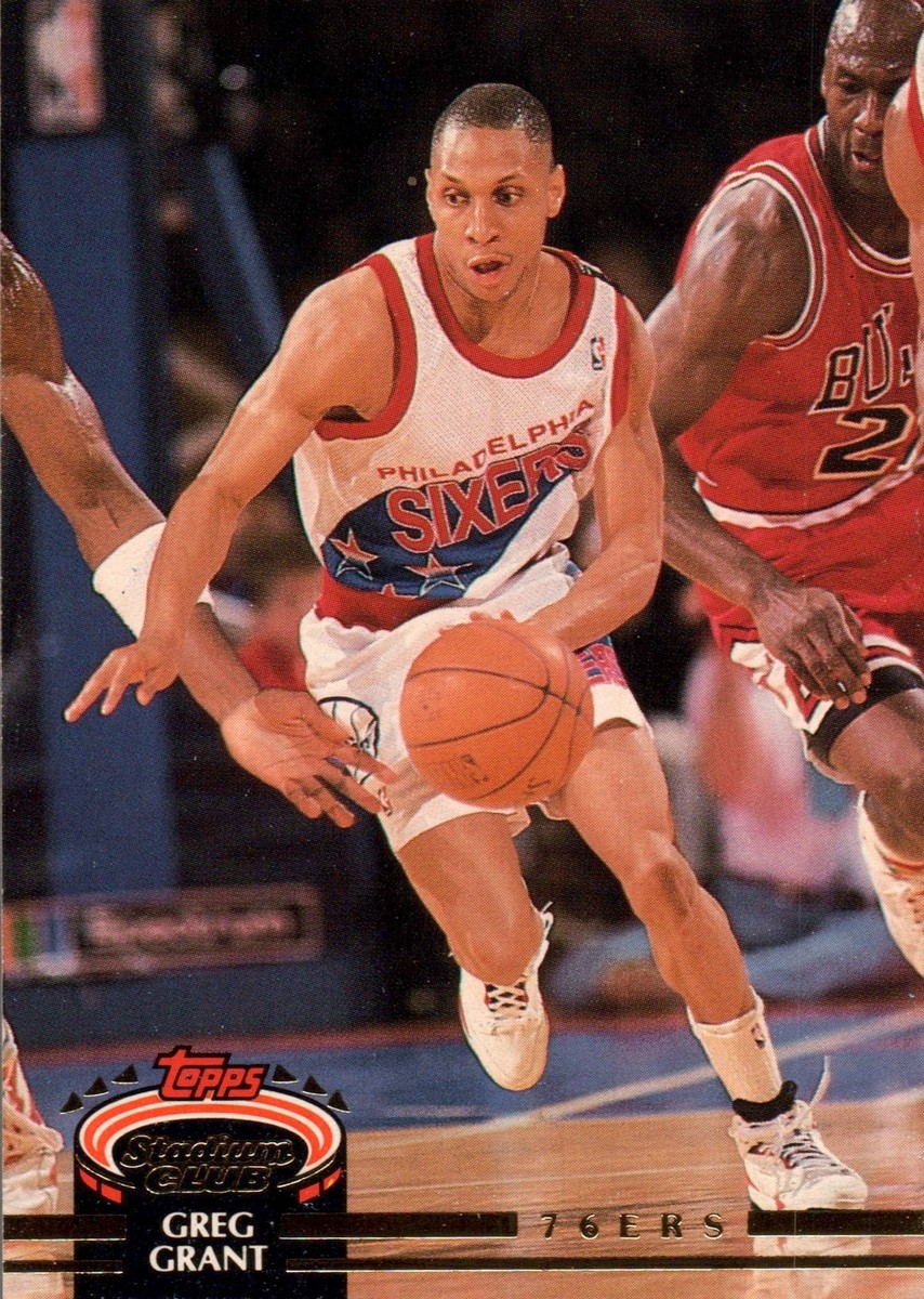 1992 Stadium Club # 225 Greg Grant Philadelphia 76ers | eBay