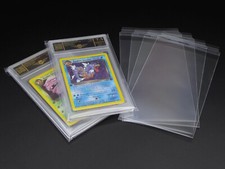 50x Pokemon AP Grading Graded Card "Protective Sleeves" Foil Card Sleeve Case