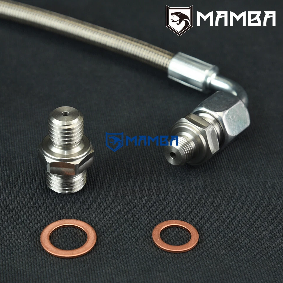 Linha de alimentação de óleo de entrada turbo para VW Beetle Skoda Golf Jetta GOLF 1.9 TDI SOHC - Imagem 4 de 4