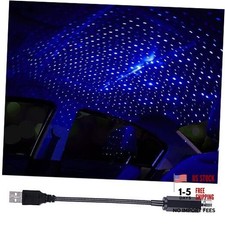 USB Projector Night Light, Portable Adjustable Star Roof Light Car Violet Blue