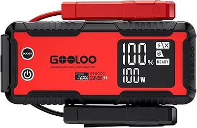 GOOLOO GT6000 Starthilfe Powerbank,6000A Peak Ultar Sicher Zweiwege  12V