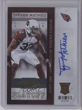 2013 Panini Contenders Playoff Ticket /99 Tyrann Mathieu #189 0a1