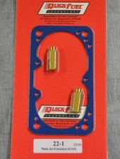Quick Fuel Holley Carburetor Rear Main Jet Extensions Kit 22-1 Free Shipping