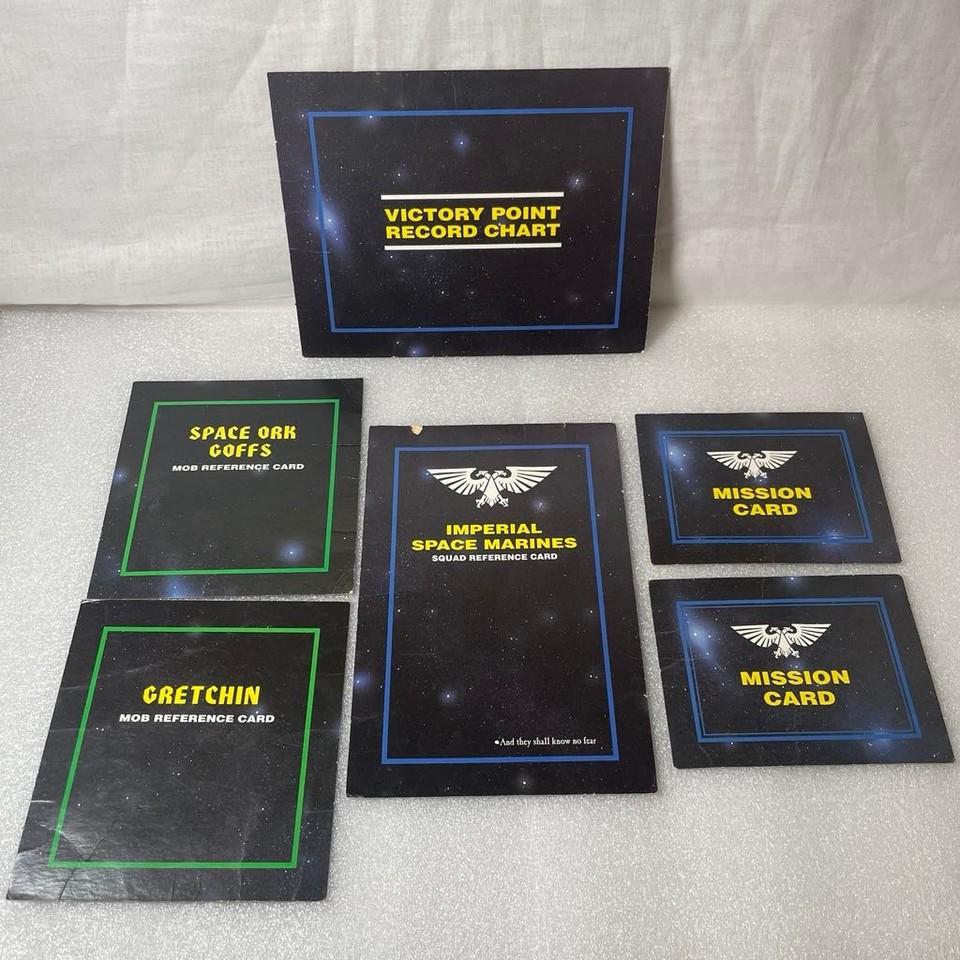 Warhammer 40k 2nd Edition Starter Set 1993 Games Cards