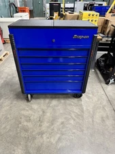 40" Six-Drawer Roll Cart (Royal Blue w/Blackout) Tools Included