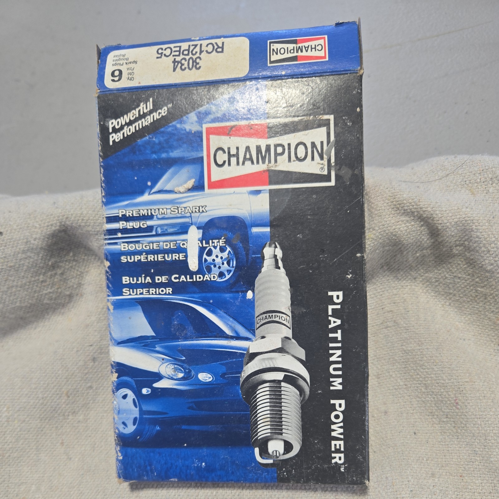 Champion 3034 Spark Plugs 6 PCS O6-B-3 New old stock 