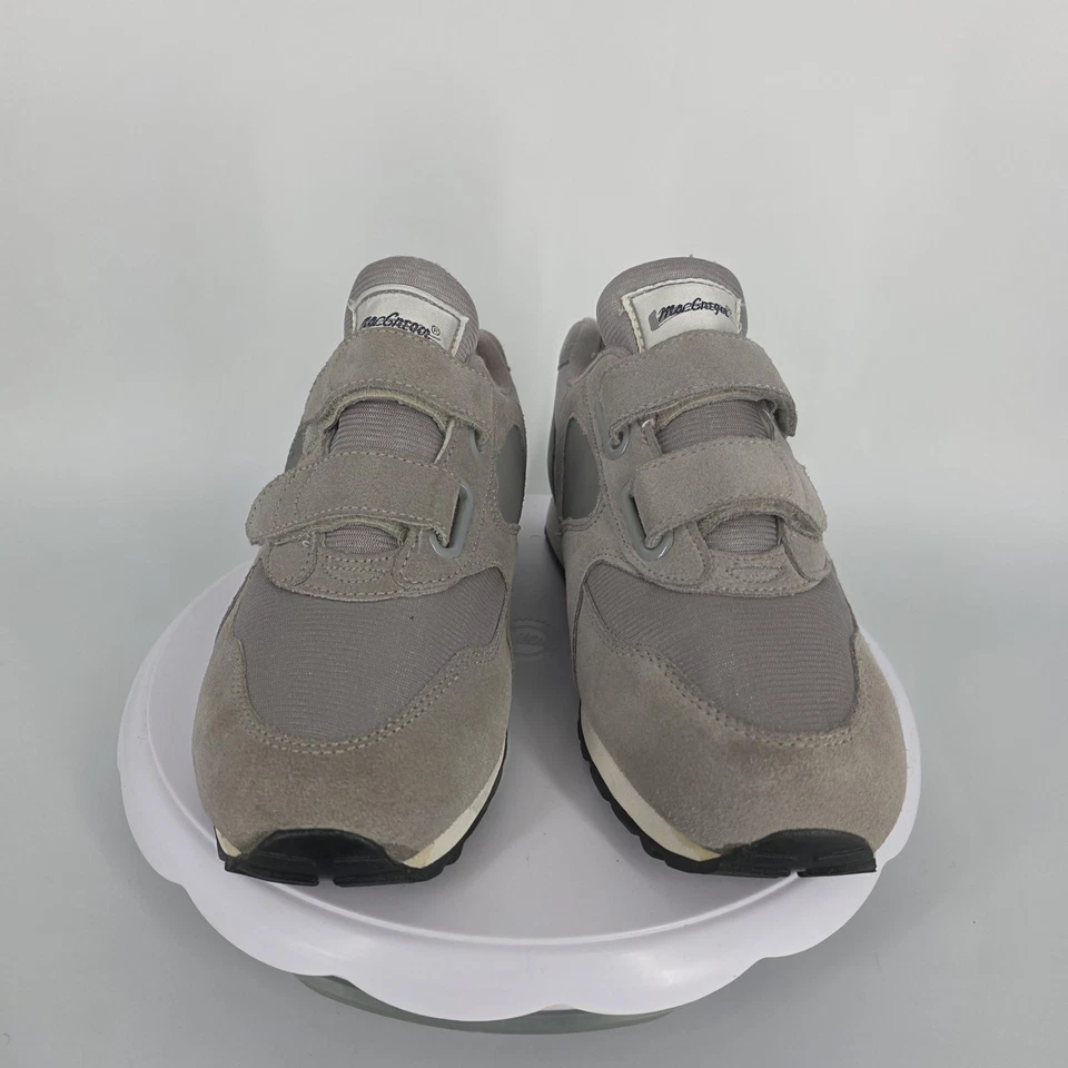 Zapatos para caminar MacGregor para hombre talla 6,5 W gris gamuza malla correas cómodos Foto 3 de 4