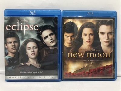Lot of 2-The Twilight Saga Collection Blu-ray Incomplete Set-New Moon & Eclipse