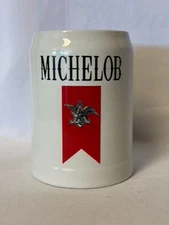 Michelob Label Stein CS25 1976 Ceramarte Brazil 5"