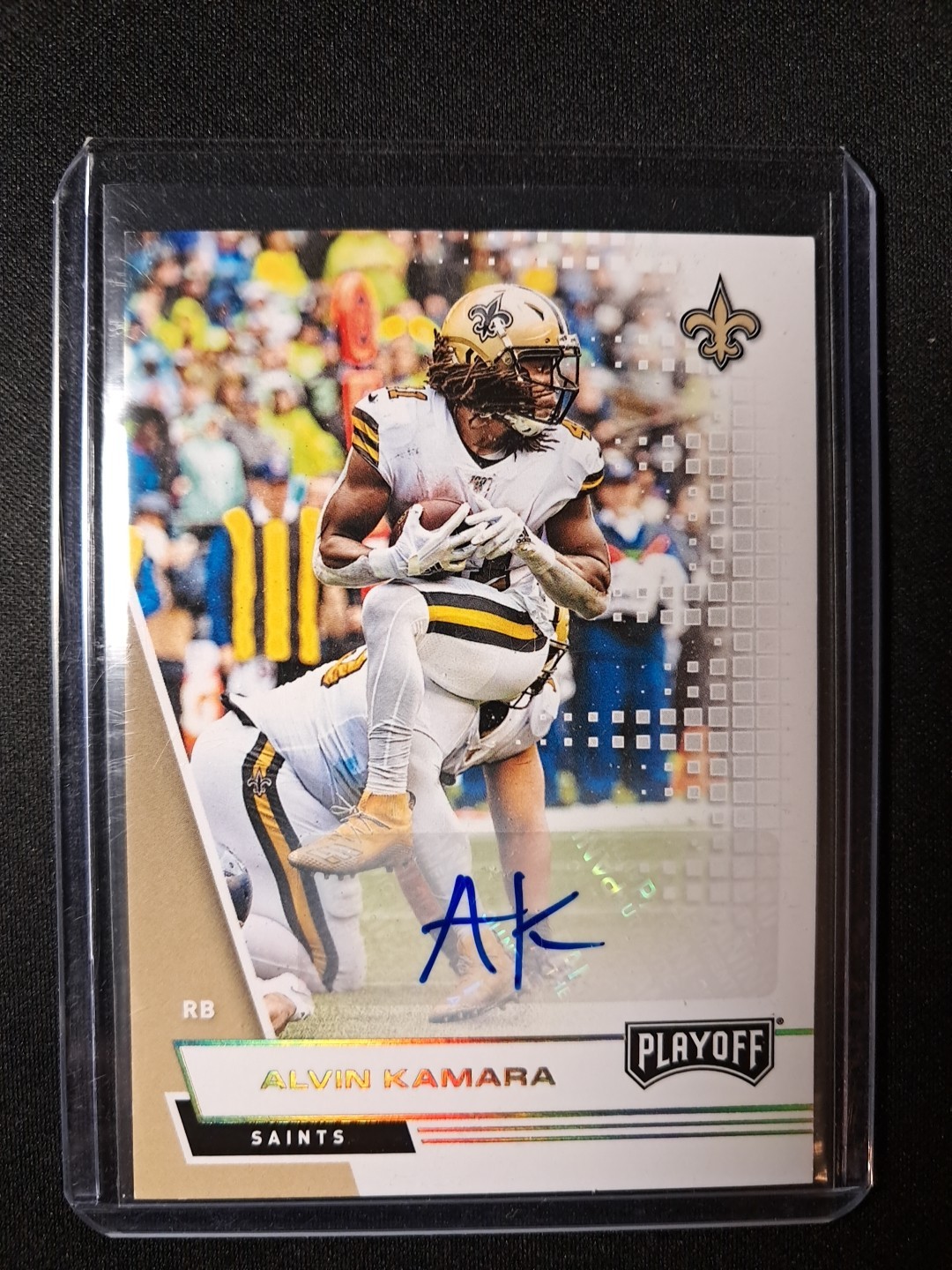 2020 Playoff Football Alvin Kamara #137 Autograph New Orleans Saints 