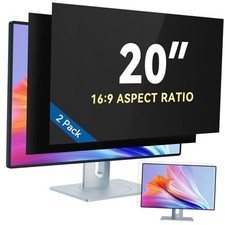  2-Pack 20 Inch Computer Privacy Screen 2pcs-20inch 16:9 Black Monitor Screen