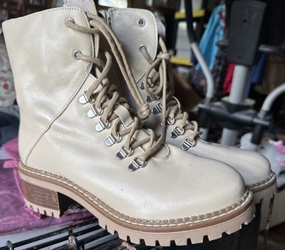 ladies leather boots sz 39 Taupe