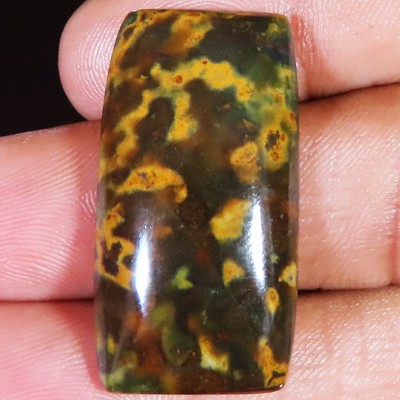 40.10 CT Natürlich Blutstein Cabochon Edelstein, Kissen Form (18x34x6 MM) DP564