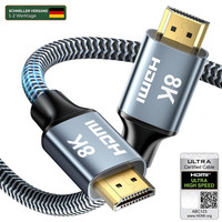 Hdmi 2.1 Kabel 1M 8K 60Hz 4K 120Hz 48Gbps High-Speed Fernseher Monitor