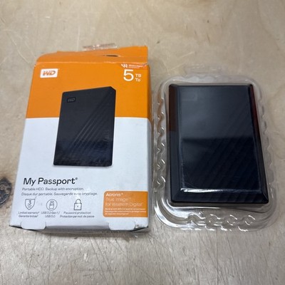 Western Digital WD Portable My Passport 5TB Hard Drive HDD