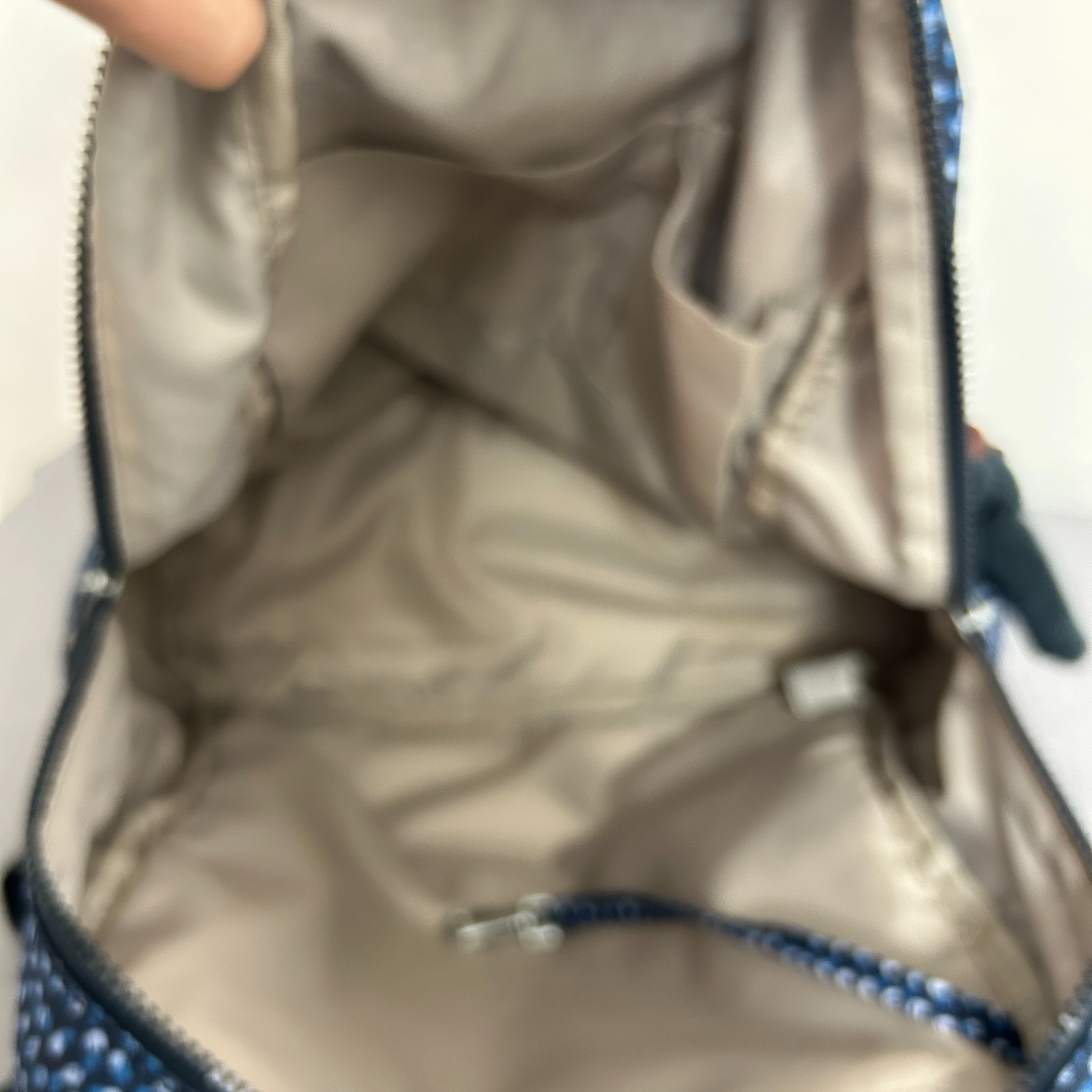 KIPLING CITY PACK Blue Scribble Pattern Backpack … - image 16