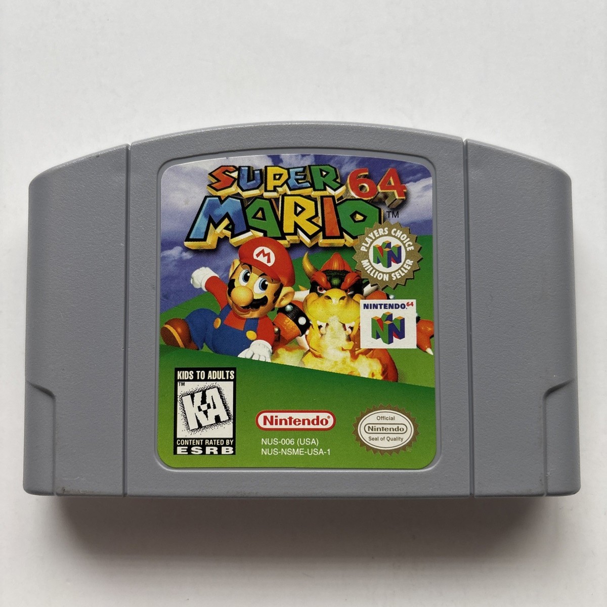 Super Mario 64 Nintendo 64 N64 Authentic Players Choice -1 Variant