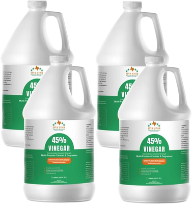 #ad 45% Vinegar Concentrated White Vinegar for Cleaning and Garden Home and Out $108.25