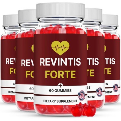 (5pk) Revintis Forte Gummies   Premium Formula for Heart Health & Circulation
