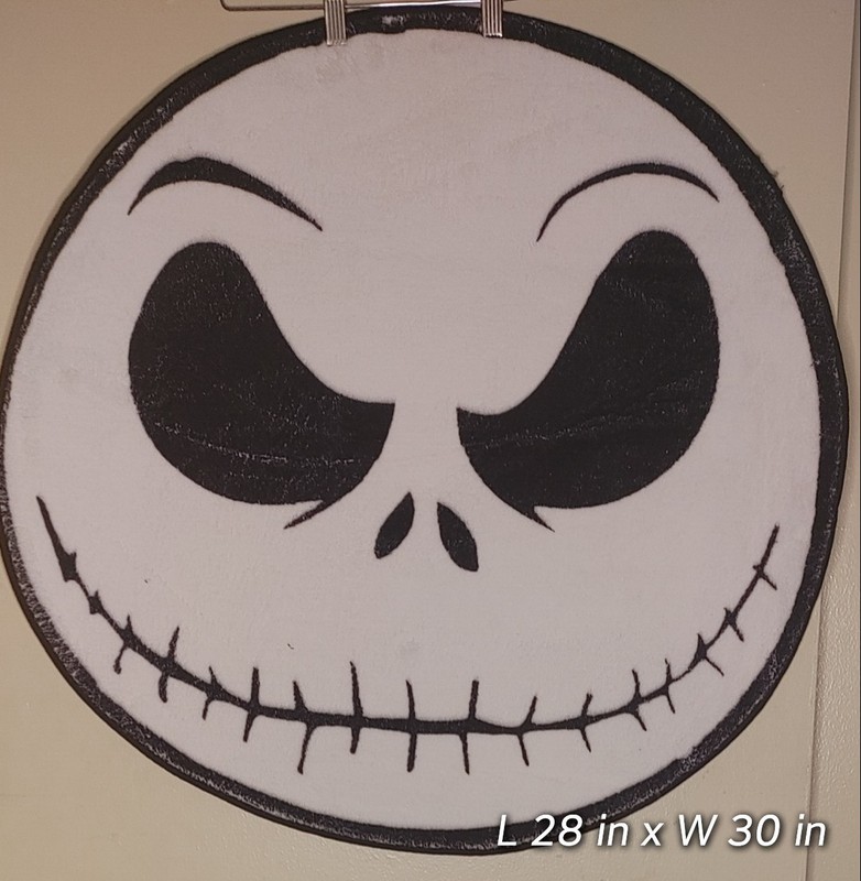 Jack Skull NBC Custom Super Soft / Plush Fluffy Detailed Area Tuft Rug